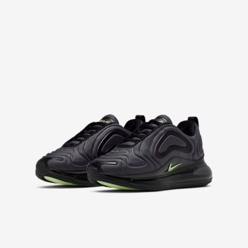 Nike Air Max 720 - Nagyobb Gyerek Air Max Trainers - Sötét Szürke/Fekete